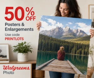 50% Off Posters & Enlargements at Walgreens Photo