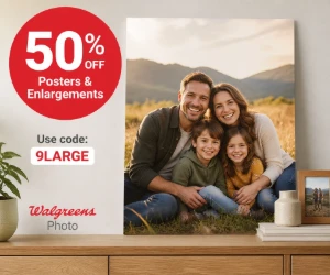 50% Off Posters & Enlargements at Walgreens Photo