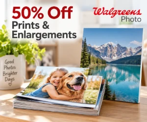 50% Off Photo Prints & Enlargements at Walgreens Photo