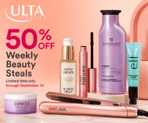 50% Off Weekly Beauty Steals at Ulta Beauty - Half-Price Picks Across Beauty
