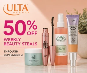 50% Off Weekly Beauty Steals at Ulta Beauty Through September 3