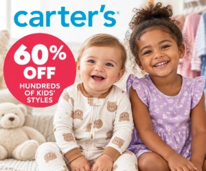 60% Off Hundreds of Kids' Styles at Carter's Today