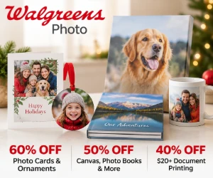 60% Off Photo Cards & Ornaments, 50% Off Canvas, Photo Books & More - Walgreens Photo
