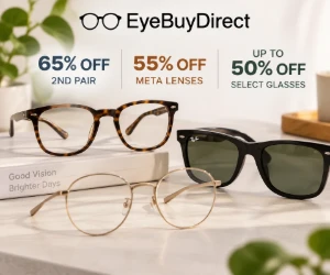 65% Off 2nd Pair, 55% Off Meta Lenses & More — EyeBuyDirect Limited-Time Deals