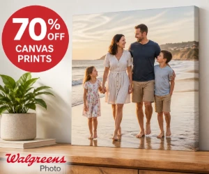 70% Off Canvas Prints at Walgreens Photo - One of the Strongest Wall-Art Discounts