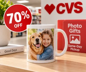 70% Off Same-Day Personalized Photo Mugs at CVS