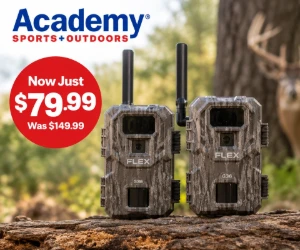 Academy Hot Deal: Flex G36 Cellular Game Camera 2-Pack Just $79.99 (Was $149.99)
