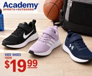 Academy Sports + Outdoors Kids’ Shoes From $19.99