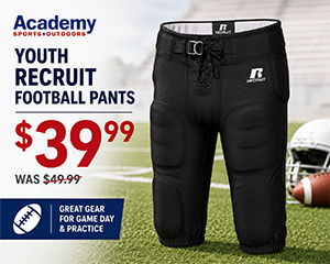 Academy Sports + Outdoors Youth Recruit Football Pants for $39.99