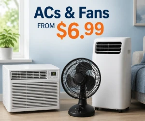 ACs & Fans From $6.99 at Woot - Cool Down Without Paying Full Summer Prices