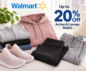 Active & Lounge Basics Up to 20% Off at Walmart