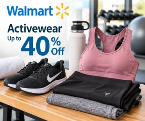 Activewear Up to 40% Off at Walmart