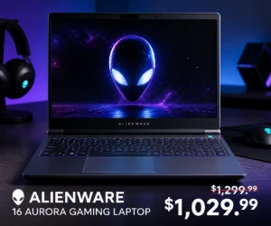 Alienware 16 Aurora Gaming Laptop for $1,029.99 at Woot + Extra 10% Off for New Customers