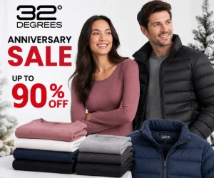 Anniversary Sale Up to 90% Off, Soft Rib $4.99, Baselayers $7.99, Jackets $9.99 & More - 32 Degrees