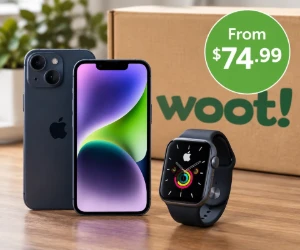 Apple iPhones & Smartwatches From $74.99 at Woot Today