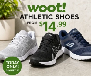 Athletic Shoes at Woot From $14.99