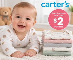 Baby Bodysuits From Just $2 Per Piece at Carter's