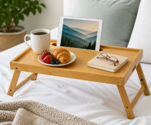 Bamboo Bed Trays From $11.99 at Woot - Breakfast, Laptop or Couch Setup for Less