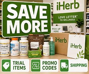 Before You Order from iHerb, Check Trial Items, Promo Codes and Shipping