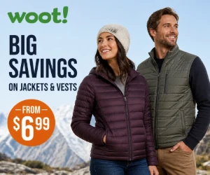 Big Savings on Jackets & Vests at Woot - Cold-Weather Layers From $6.99