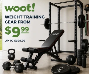 Big Savings on Weight Training Gear at Woot - Fitness Equipment From $9.99