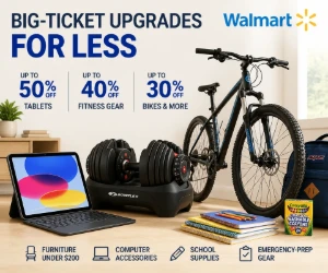 Big-Ticket Upgrades Get Cheaper at Walmart: Tablets Up to 50% Off, Fitness Gear Up to 40% Off & More