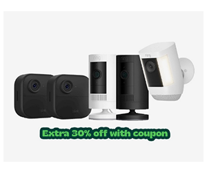 Blink & Ring Home Security at Woot From $19.99 + Extra 30% Off