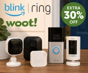 Blink & Ring Home Security at Woot From $23.99 + Extra 30% Off