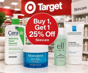 Buy 1, Get 1 25% Off Skincare at Target