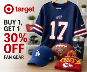 Buy 1, Get 1 30% Off Fan Gear at Target - Save on Team Colors