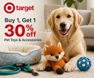 Buy 1, Get 1 30% Off Pet Toys & Accessories at Target