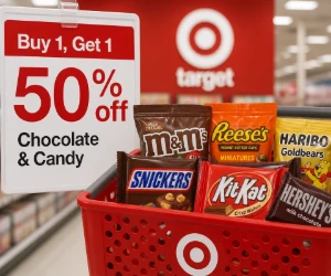 Buy 1, Get 1 50% Off Chocolate & Candy at Target - Stock Up for Less