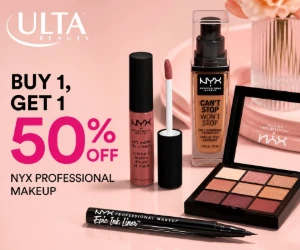 Buy 1, Get 1 50% Off NYX Professional Makeup at Ulta Beauty