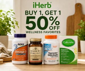 Buy 1, Get 1 50% Off Wellness Favorites at iHerb