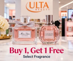 Buy 1, Get 1 Free Select Fragrance at Ulta - Double Up for the Same Price