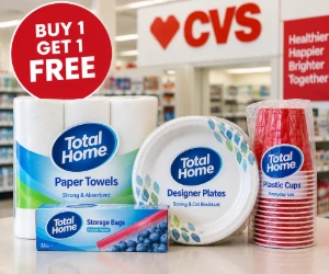 Buy 1, Get 1 Free Total Home Essentials at CVS
