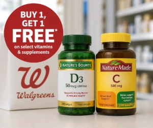 Buy 1, Get 1 Free Vitamins & Supplements at Walgreens - Double Up on Routine Wellness