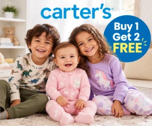 Buy 1 Get 2 Free, 60% Off Kids' Styles Today, Clothes From $6 & More - Carter's