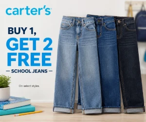 Buy 1, Get 2 Free School Jeans at Carter’s