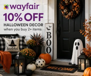 Buy 2+ Halloween Decor Items at Wayfair, Get 10% Off - Save More on a Bigger Spooky Setup