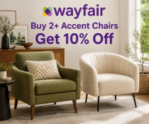Buy 2+ Select Accent Chairs at Wayfair, Get 10% Off - Build a Better Seating Setup for Less