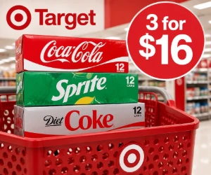 Buy 3 Soda 12-Packs for $16 at Target - Easy Stock-Up Price