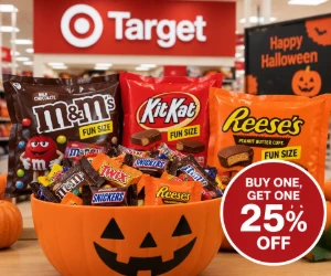 Buy One, Get One 25% Off Halloween Candy at Target
