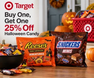 Buy One, Get One 25% Off Halloween Candy at Target