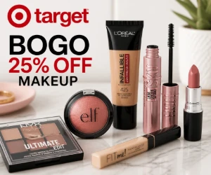 Buy One, Get One 25% Off Makeup Products at Target
