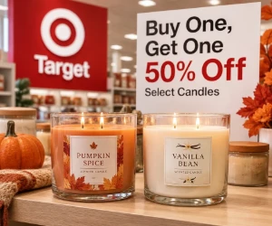 Buy One, Get One 50% Off Select Candles at Target