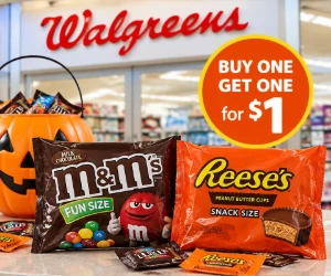 Buy One, Get One for $1 Halloween Candy at Walgreens