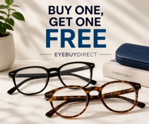 Buy One, Get One Free Glasses at EyeBuyDirect - Double Up on Frames for Less