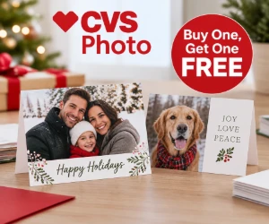 Buy One, Get One Free Photo Cards at CVS Photo