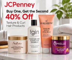 Buy One, Get the Second 40% Off Texture & Curl Hair Products at JCPenney